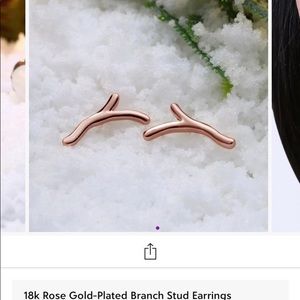 18k rose gold plated